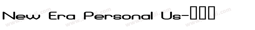 New Era Personal Us字体转换